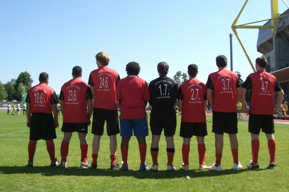 Das Kino im Stadion Team bei der S�dtrib�nenmeisterschaft