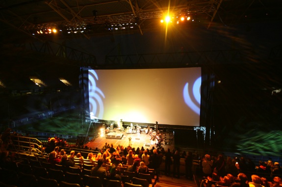 Cosmo Klein auf der Kino im Stadion B�hne