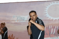 Sascha auf der Kino im Stadion B�hne