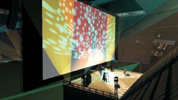 Kino im Stadion B�hne 2009