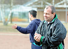 Spa� auf dem Trainingsplatz der JSA Schifferstadt
